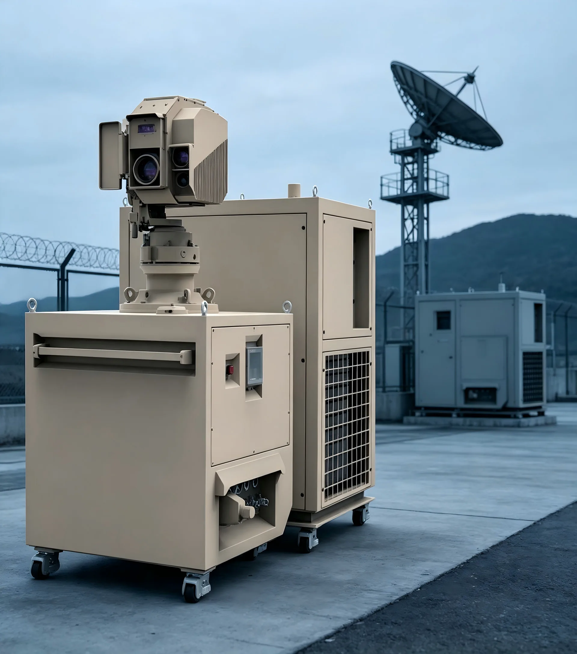 HE-P21 3kW fixed system deployed outdoors